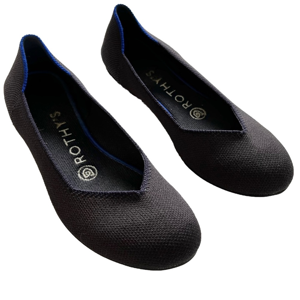 ROTHY’S THE FLAT BALLET SIZE 6 TRENDY CLOSET STAPLE CAPSULE WARDROBE MINIMALIST - Picture 7 of 7